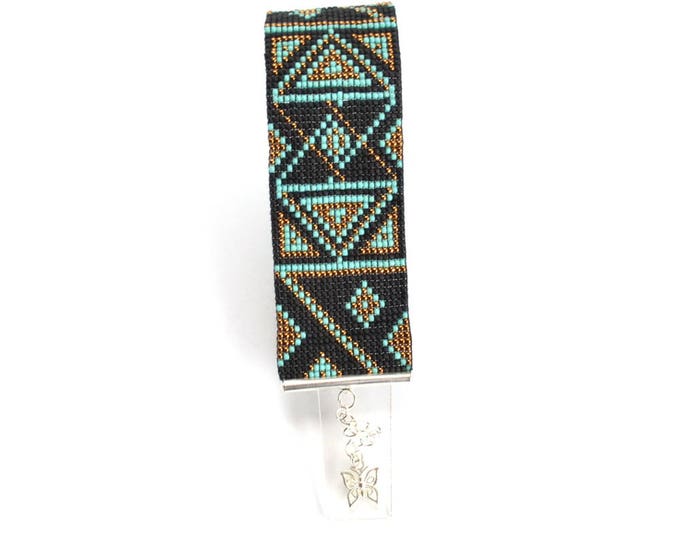 Wide bracelets, loom bracelets, cuff bracelets, aztec bracelets, tribal bracelets, seed bead bracelet, turquoise bracelet, gift for women,