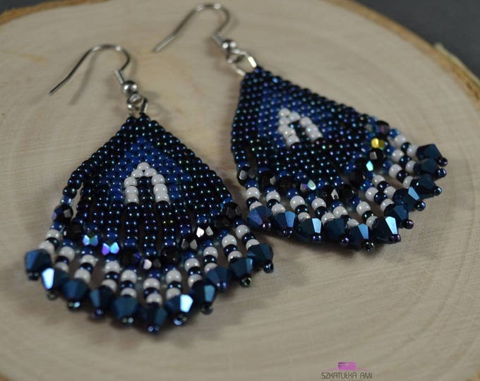 ethnic earrings, boho earrings, beaded earrings, native beaded, fringe earrings, tassel earrings, seed bead earrings, earrings native