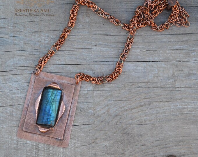 Labradorite Copper Necklace - the perfect gift for a woman