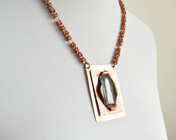 Labradorite Copper Necklace - the perfect gift for a woman