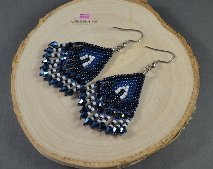 ethnic earrings, boho earrings, beaded earrings, native beaded, fringe earrings, tassel earrings, seed bead earrings, earrings native