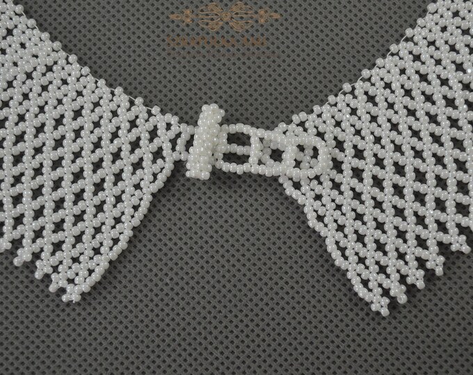 Ruth Bader Ginsburg, lace necklace, victorian necklace, supreme court, beaded necklace, white choker, ruth bader ginsburg, dissent collar