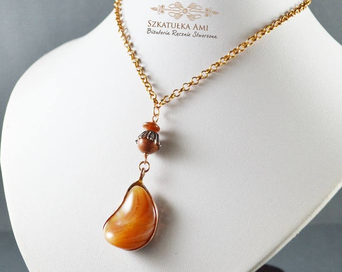 moss pendant, agate slice necklace, witch jewelry, hippy necklace, carnelian necklace, copper agate, orange bridesmaids, autumn necklace