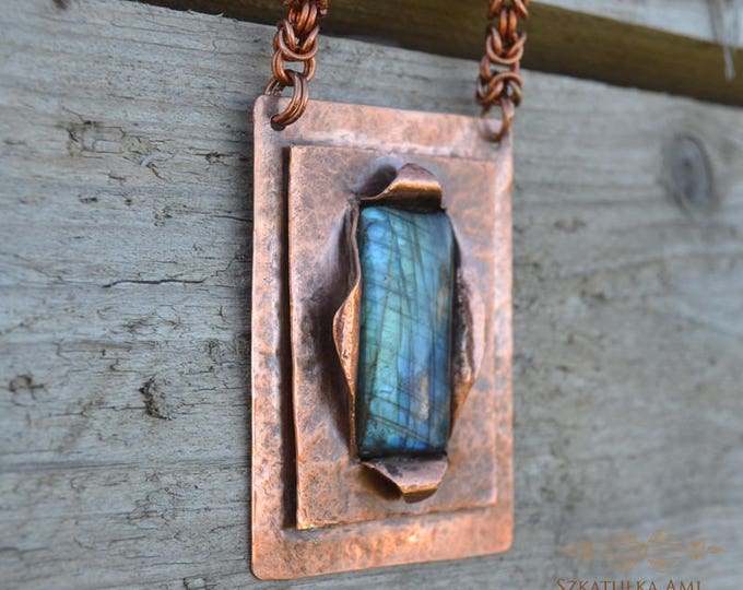 Labradorite Copper Necklace - the perfect gift for a woman