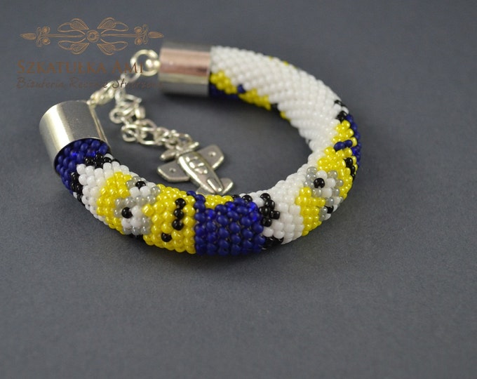 Minion bracelets seed beads bracelets for children bracelet size children minion handmade fairy minion pattern crochet beads boy gift