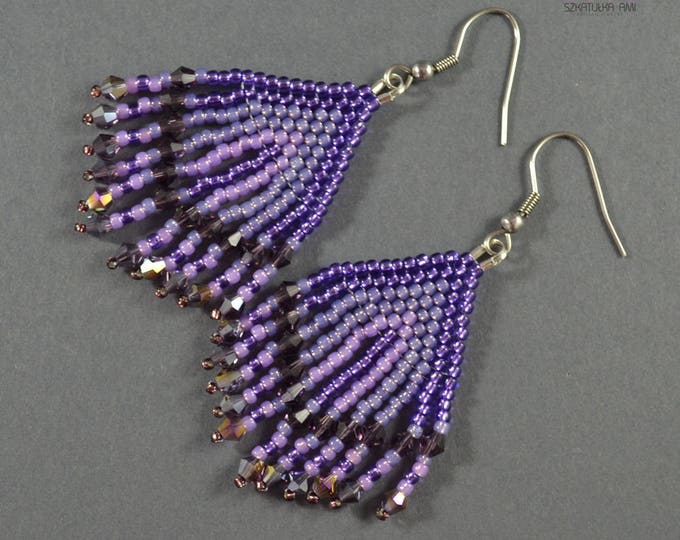 ethnic earrings, boho earrings, beaded earrings, native beaded, fringe earrings, tassel earrings, seed bead earrings, earrings native