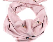 Pink Fox Scarf