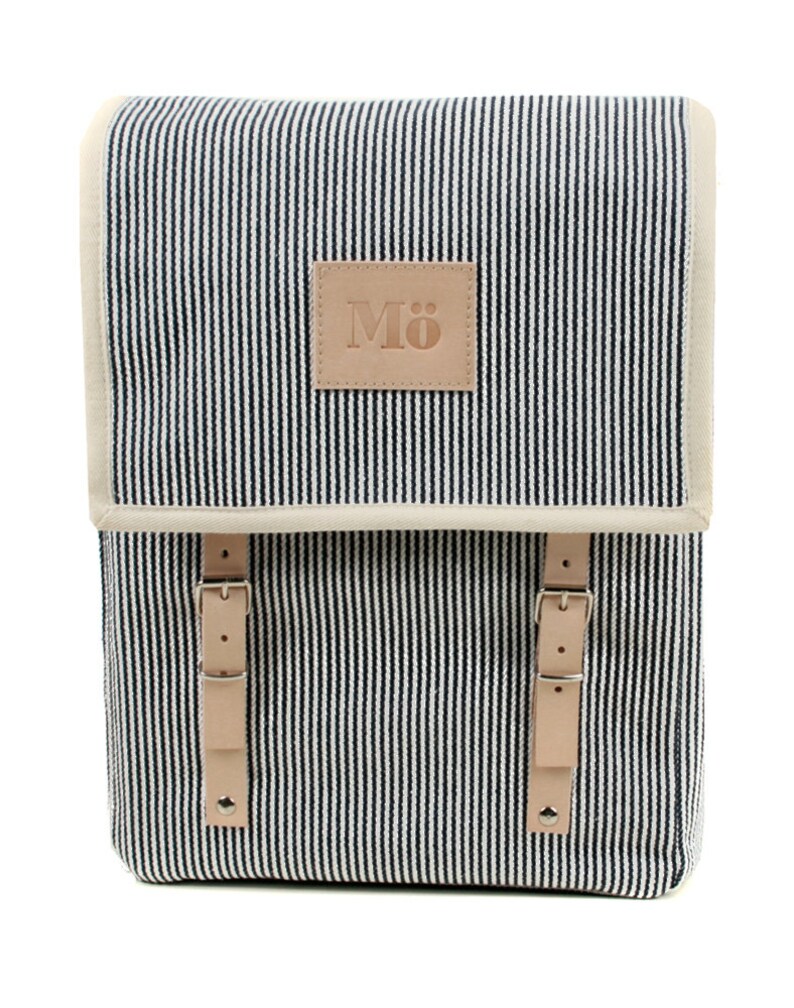 Blue Stripe Backpack Mediterranean White and Blue Stripes Etsy