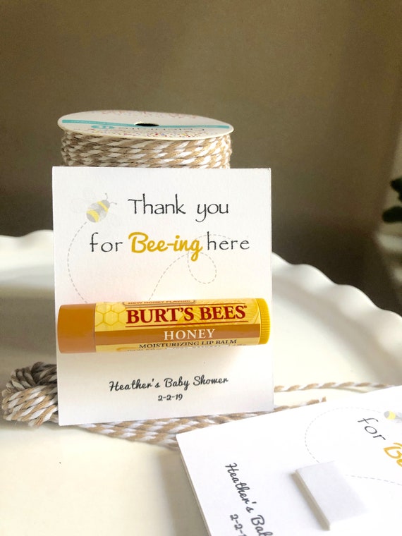 burt's bees baby shower favors