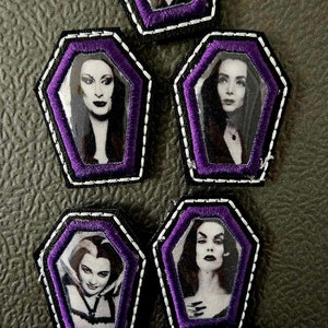 Fridge Magnets, home decor, spooky, halloween, morbid, coffin