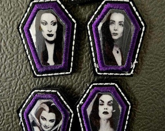 Fridge Magnets, home decor, spooky, halloween, morbid, coffin