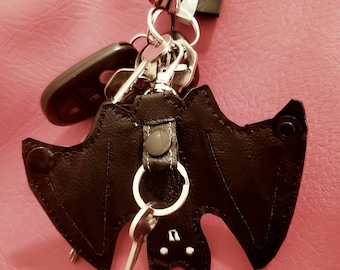 Fold Up Bat keyring Keychain