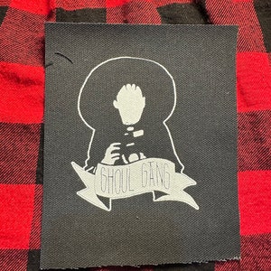 Ghoul Gang patch, Lydia Deetz patch, Beetlejuice patch, Beetlejuice, Lydia Deetz, punk patch, back patch, strange and unusual, sew on patch