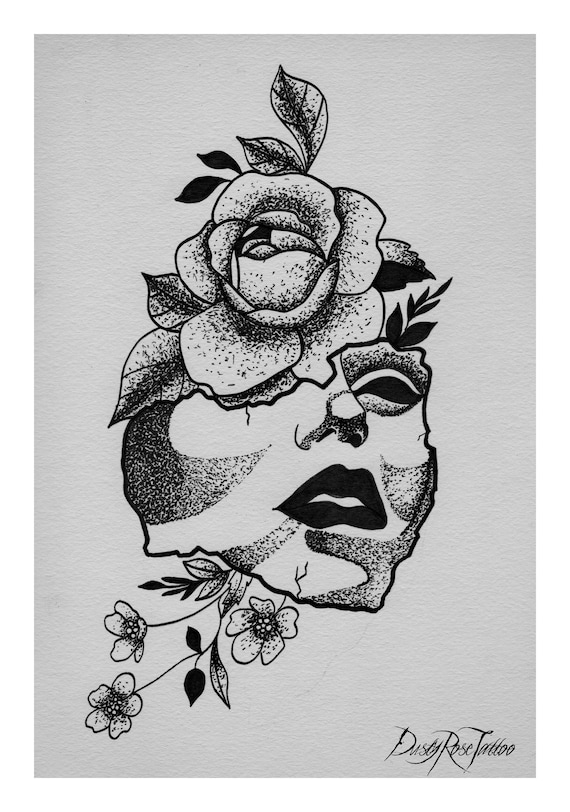 Broken Beauty Fine Art Print Dotwork Art Dotwork Tattoo - Etsy Ireland Broken Beauty Fine Art Print Dotwork Art Dotwork Tattoo - Etsy Ireland