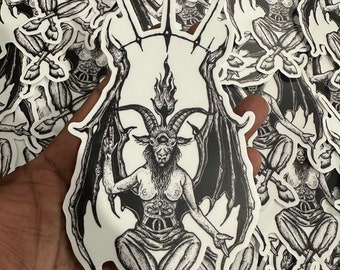 Adesivo Re Bafometto