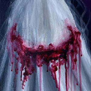 Pintura de fantasmas sonrientes