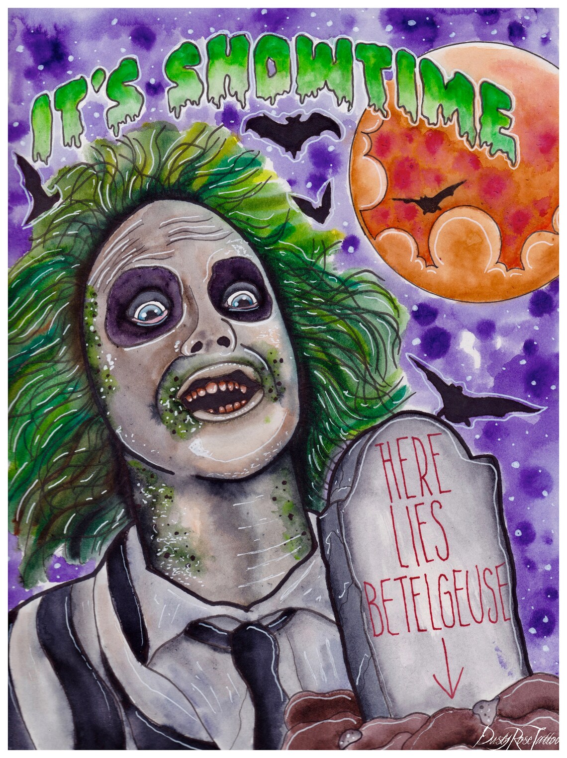 Beetlejuice Art Print Beetlejuice Print Beetlejuice - Etsy