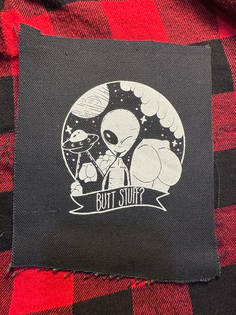Butt Sachen Alien Patch/Ufo Aufnäher/Alien Aufnäher/Area51 Patch/Galaxie Aufnäher/Aliens/ich will glauben/x Dateien/butt Sachen/die Wahrheit ist da draußen Bild 1