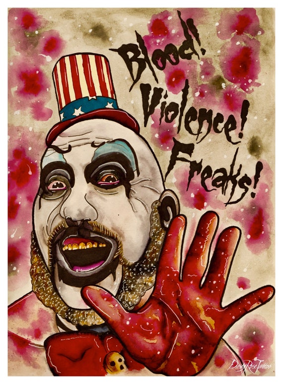 Captain Spaulding fine art print captain Spaulding print | Etsy