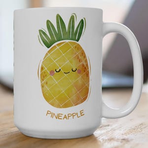 Pineapple Pun Mug: &quot;I&#39;m Pine&quot; Ceramic Coffee Mug