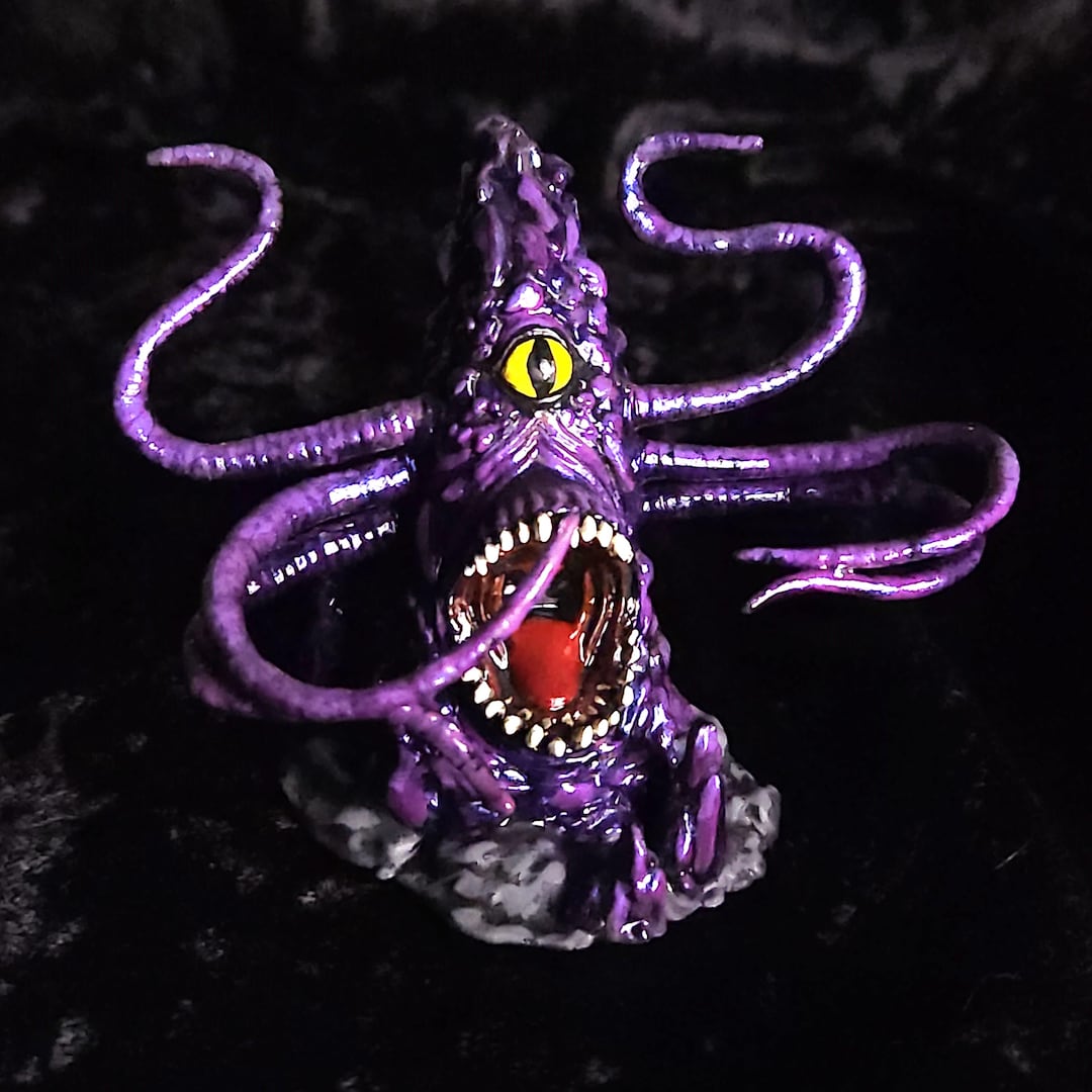 Roper DND Miniature – Amethyst Cave Monster – Hand Painted Tabletop RPG ...