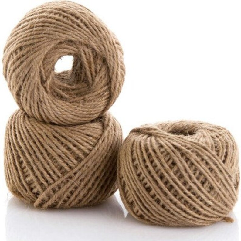 Jute Rope 3mm Twine Crochet Placemats Natural Straw Decor Etsy