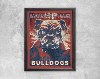 LA Tech | Louisiana | Art Print