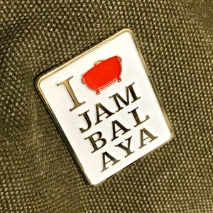 I Heart Jambalaya Enamel Pin image 3