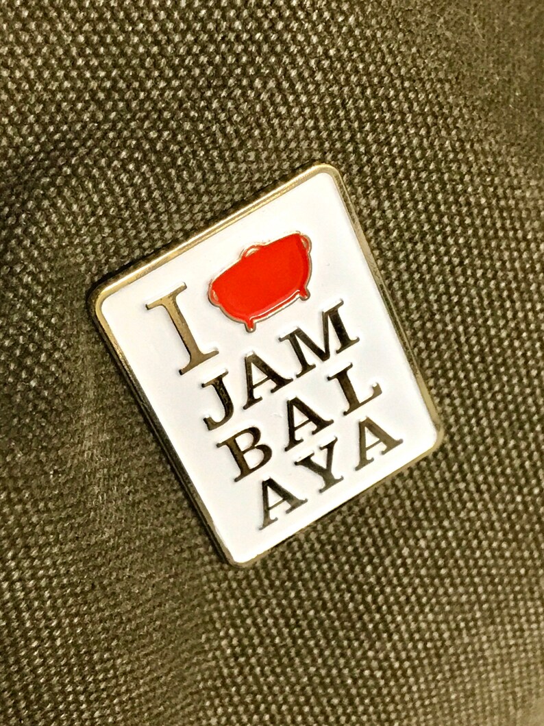 I Heart Jambalaya Enamel Pin image 3