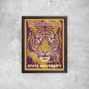 Louisiana State University | Baton Rouge, Louisiana | Art Print