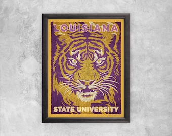 Louisiana State University | Baton Rouge, Louisiana | Art Print