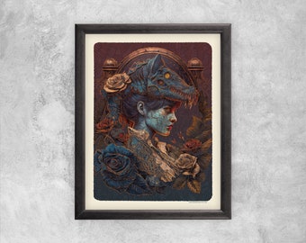 Crown of Draconia | "Women of the Dragon" Series | Art Print