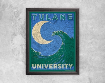 Tulane University | New Orleans, Louisiana | Art Print