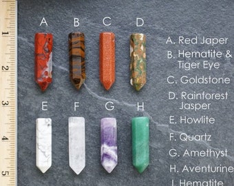 Crystal Necklace , Gemstone Necklace , Gemstone Pendant, Select Pendant