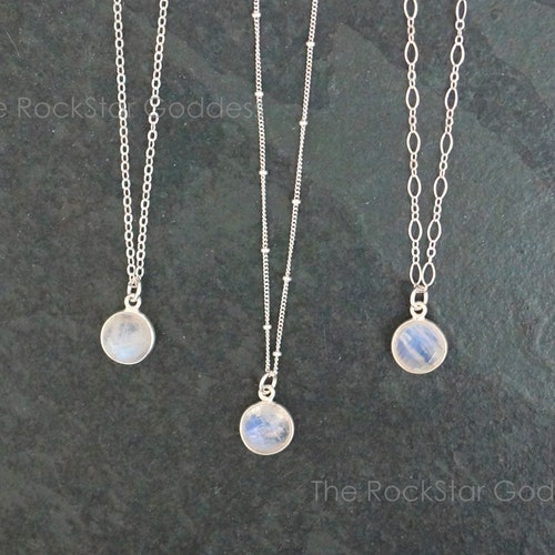 Moonstone Necklace / Moonstone Pendant / Moonstone Jewelry / Etsy