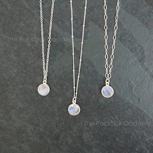 Collier pierre de lune, Collier pierre de lune en argent, Pierre de lune, Bijoux en pierre de lune, Bijoux en pierre de lune en argent, Pierre de lune arc-en-ciel, Pierre de naissance de juin