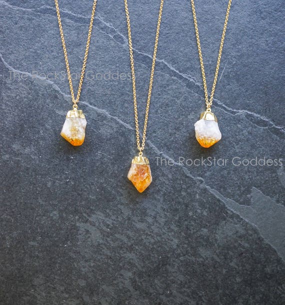 Men's citrine necklaces deals