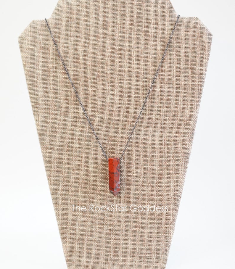 Men's Gemstone Necklace / Mens Necklace / Amethyst Etsy