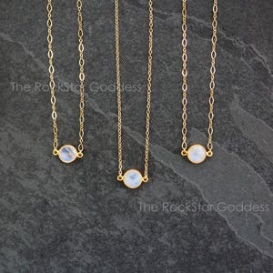 Moonstone Necklace, Gold Moonstone Necklace, Moonstone, Moonstone Jewelry, Gold Moonstone Jewelry, Rainbow Moonstone, June Birthstone