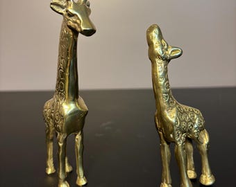 ヴィンテージ - 真鍮の動物 - 3 個セット - ライオン - ラクダ