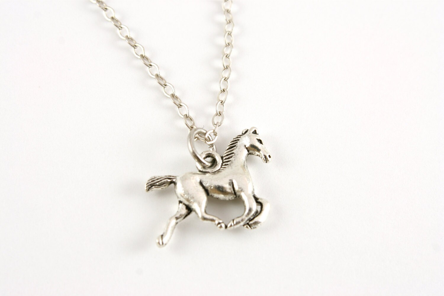 Tiny Pony Necklace Horse Jewelry Under 15 Gift for Her Etsy