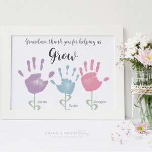 mother's day handprint flowers