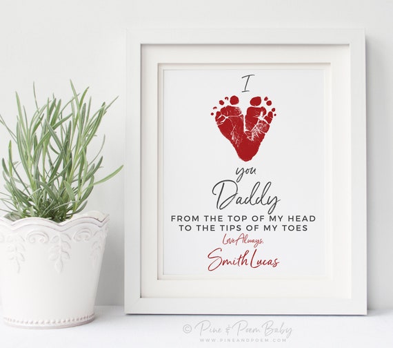 valentines gift from baby to dad