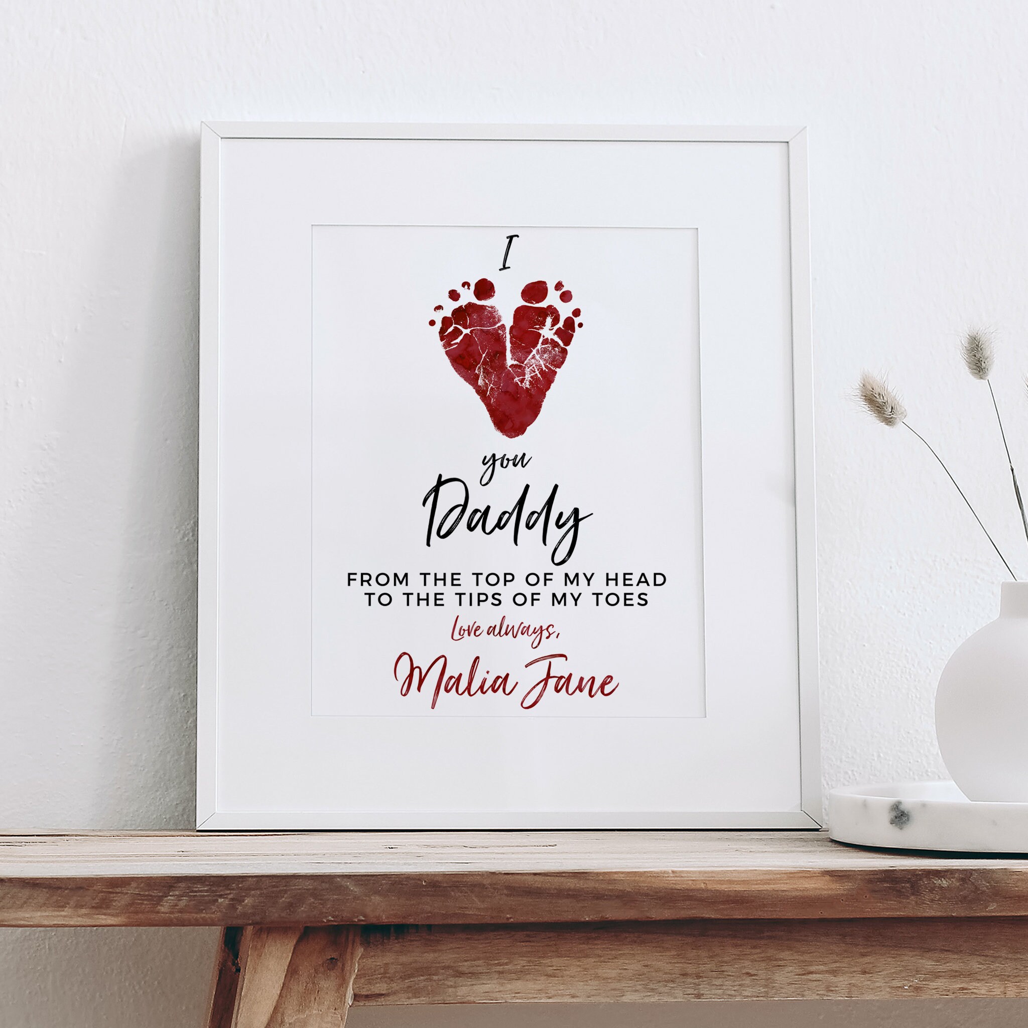 Valentine's Day Gift for New Dad I Love You Daddy Baby - Etsy