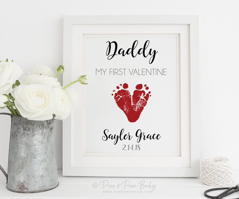 First Valentine's Day Gift for New Dad Daddy Baby Etsy
