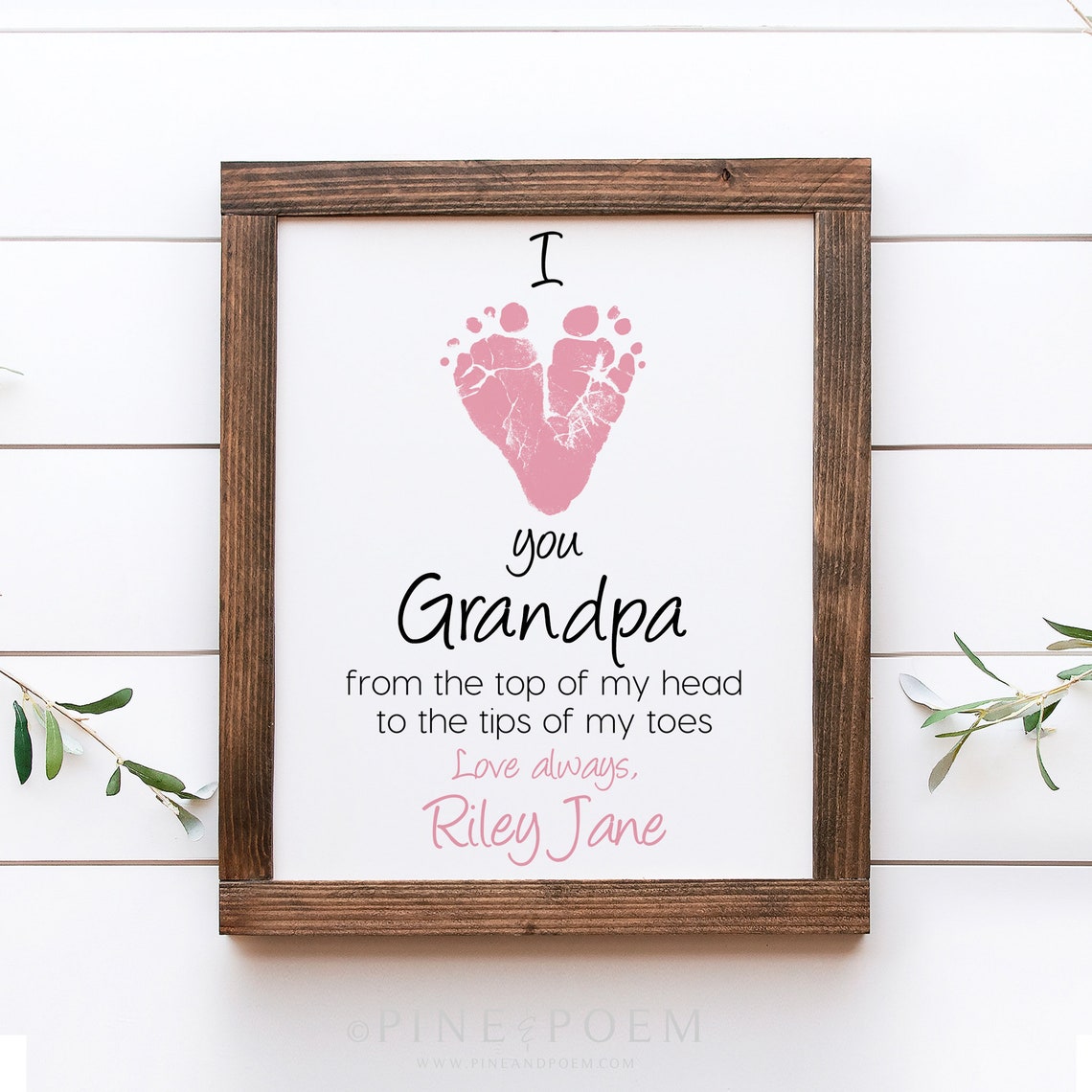 Gift for Grandpa Personalized Father's Day for Etsy