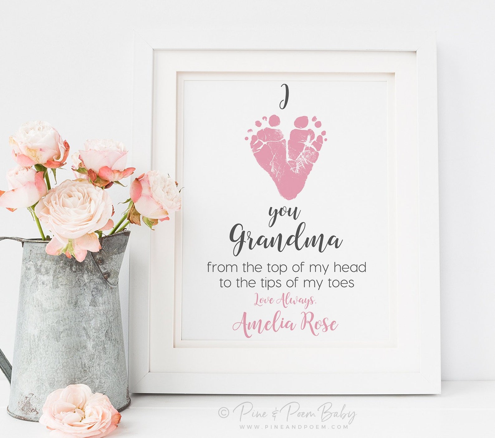 Personalized Mother's Day Gift for Grandma From Baby I Etsy