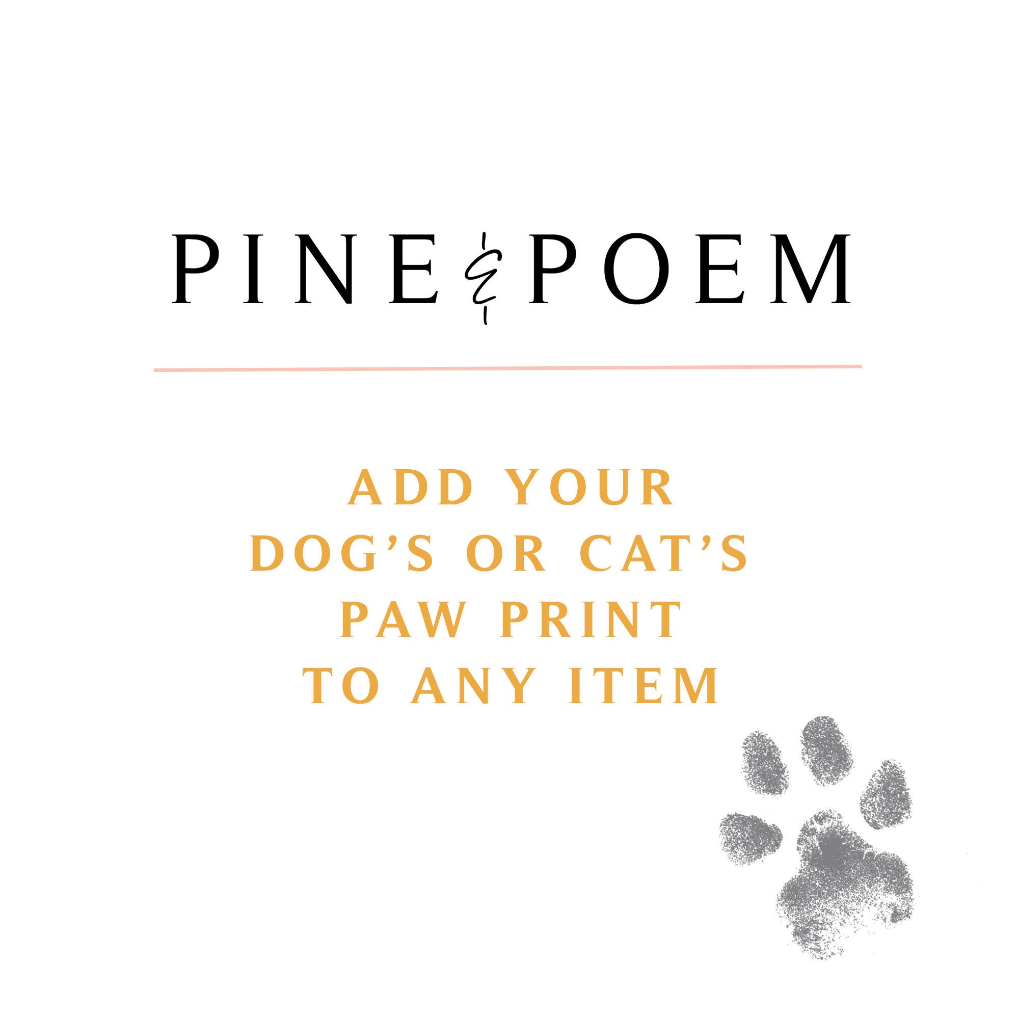 Dekoration Påvirke bro Add YOUR Dog's Paw Prints to Any Art Print | Etsy