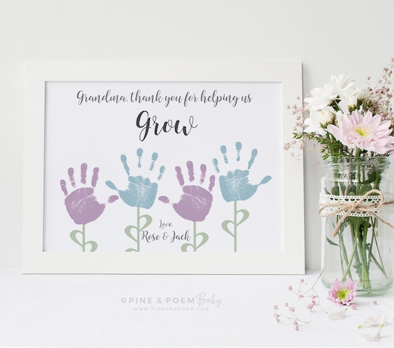 mother's day handprint for grandma