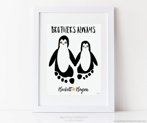 penguin baby footprint